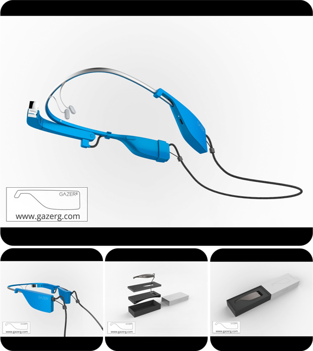 GazerG – Google Glass extended battery