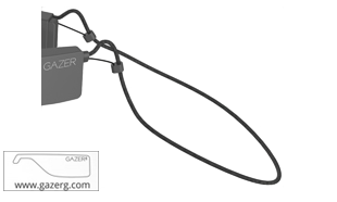 Google Glass cord holder